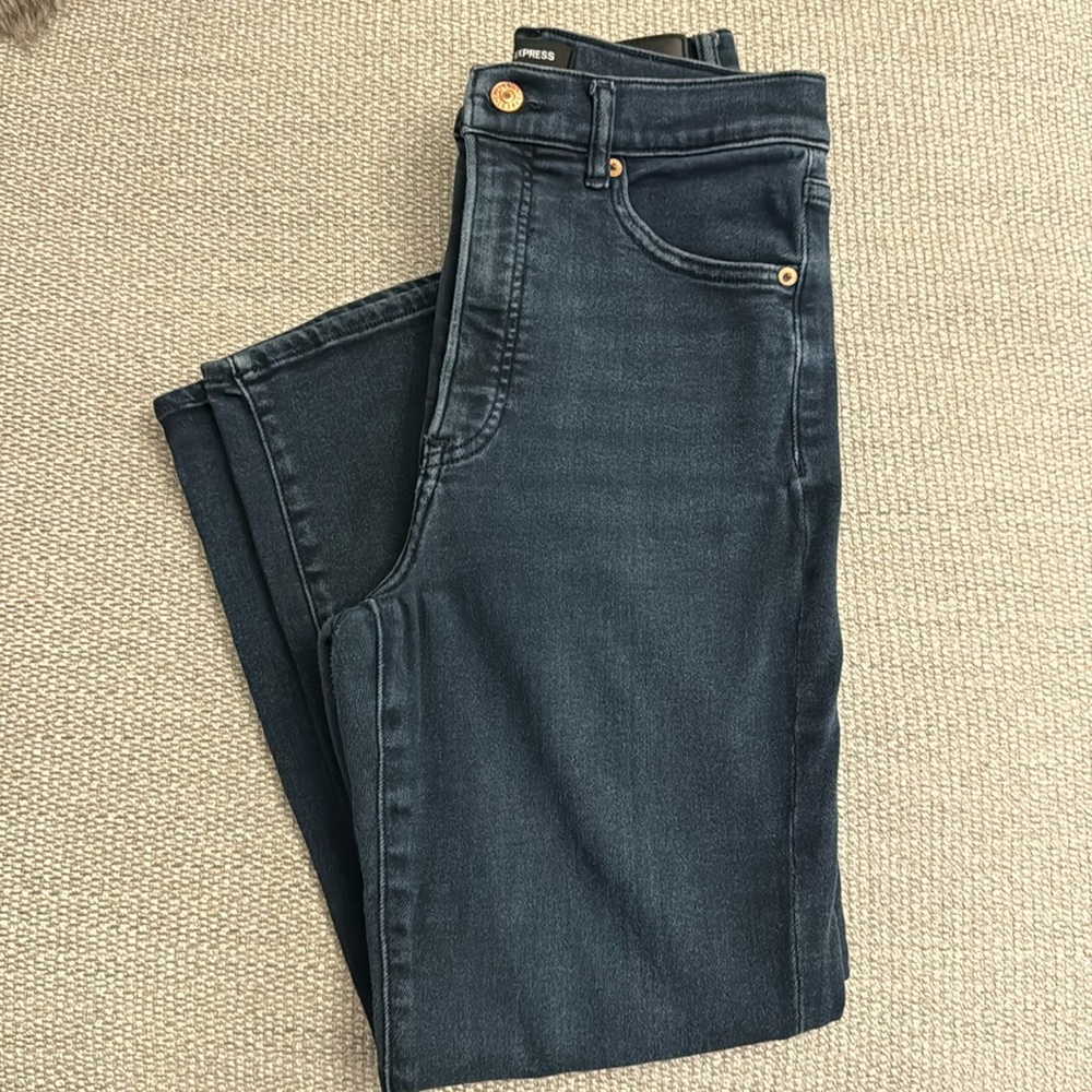Express Women’s Straight High Rise Ankle Jeans